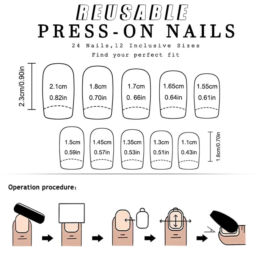 Halloween Pumpkin Press-On Nails-4